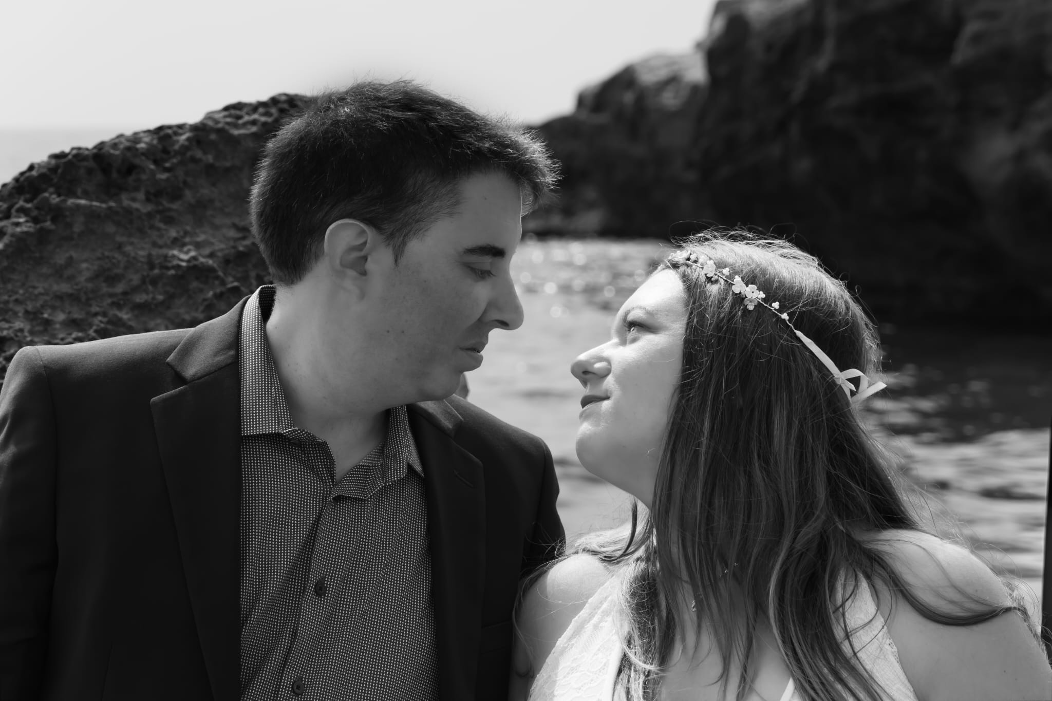 Fotografía de los novios