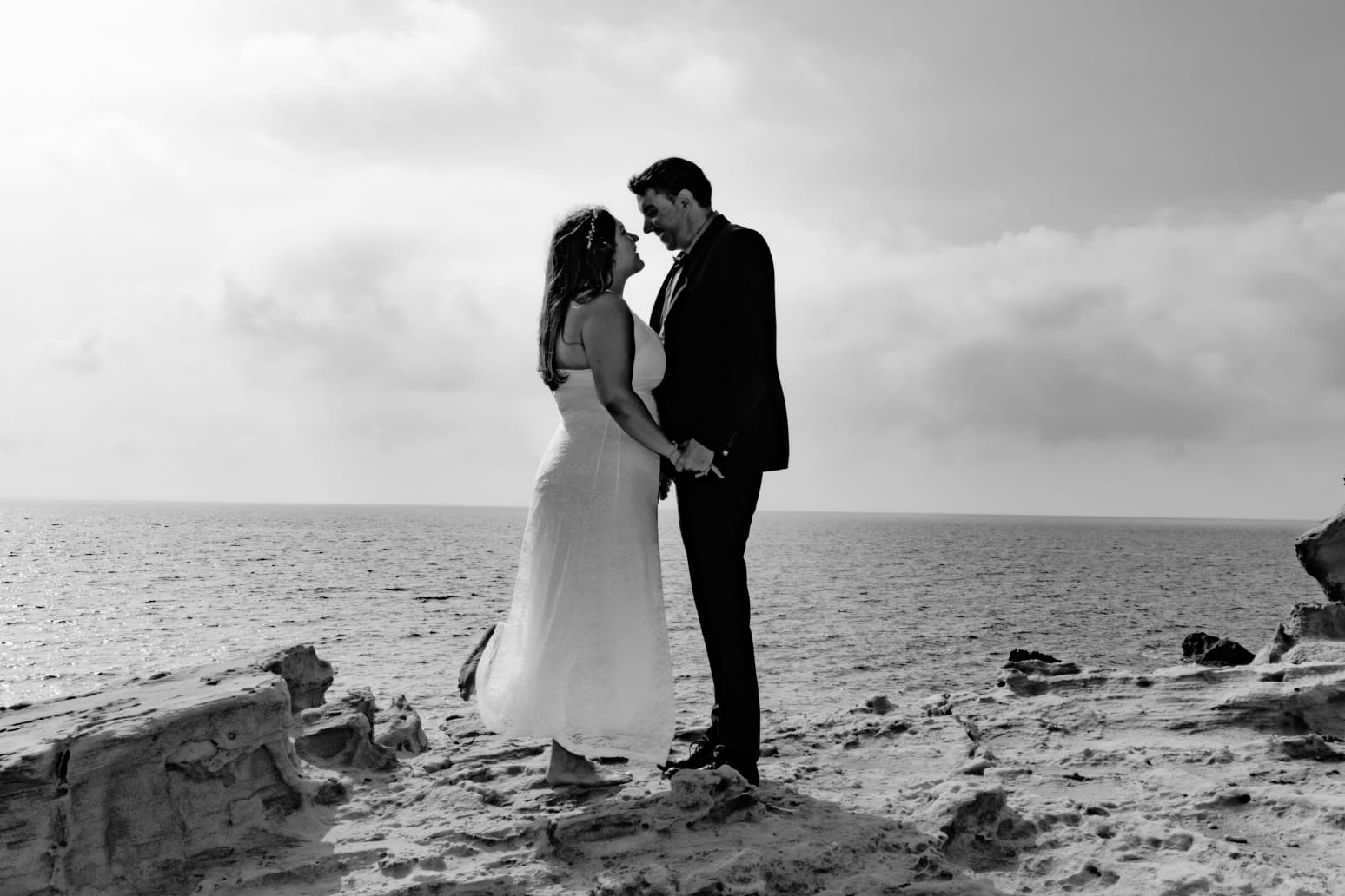 Fotografía de los novios